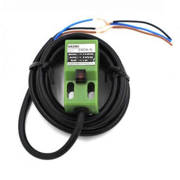 verde DC 6-36V Sensor de proximidad inductivo Detector de interruptor Sensor de posición de nivelación automática SN04-N NPN de tres cables