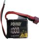Batería Lipo Povway 7.4V 1000mAh 50C